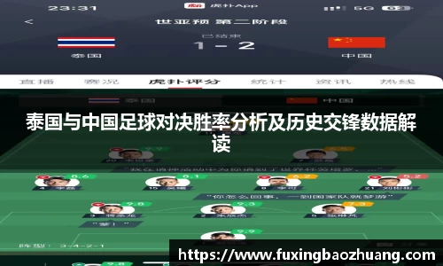 泰国与中国足球对决胜率分析及历史交锋数据解读